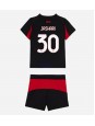 AC Milan Ardon Jashari #30 Domácí dres pro děti 2025-26 Krátký Rukáv (+ trenýrky)